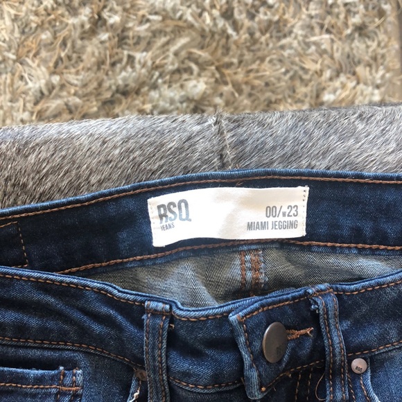 Blue RSQ Miami jeans double zero - Picture 2 of 3